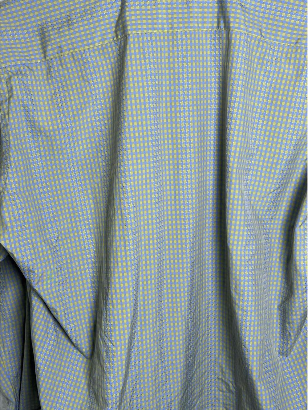 Robert Graham Classic Fit Large Green/Blue With Contrasting Cuffs EUC 42/16.5 - Picture 9 of 9